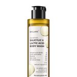 Brillare Salicylic & Lactic Acid Body Wash For Clear, Purified, Acne Prone Skin For All Body Types, Men & Women, Useful For Oily Skin