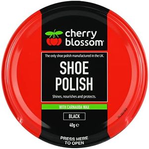 Cherry Blossom Black Shoe Polish, 40g