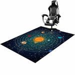 Hard Floor Chair Mat 70 x 100 cm Non Slip Anti scratch Multi Purpose Office and Home Floor Protector for Gaming and Desk Chair Low Pile Rug Office Chair Mat