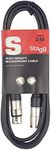 Stagg 3M / 10ft XLR to XLR Cable, 3