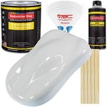 Restoration Shop - Championship White Acrylic Enamel Auto Paint - Complete Gallon Paint Kit - Professional Single Stage High Gloss Automotive, Car, Truck, Equipment Coating, 8:1 Mix Ratio, 2.8 VOC