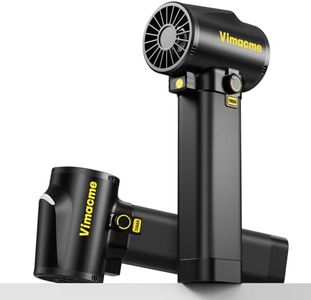 Car Dryer Air Blower Turbo Fan - 1600g Instant Thrust, Infinitely Variable Speed, 750W Max Power, 64MM Handheld Turbo Jet Blower Cordless with 4000mAh Battery & Charger for Car Drying, Patio Cleaning