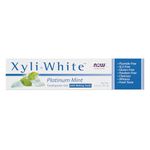 Now Foods Xyliwhite, Baking Soda Toothpaste, Platinum Mint, 6.4-Ounces