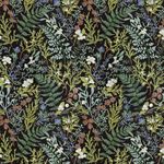 Okydoky Peel and Stick Wallpaper, Black Floral Wallpaper, 17.3"x393", Boho Leaf Wallpaper, Self-Adhesive Wallpaper, Home Decor for Bathoom Kitchen Wall Cabinet, Vinyl Waterproof L93192-10(CA)