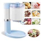 Desktop Fully Automatic Household ice Cream Machine, Parent-Child Homemade DIY Ice Cream Maker, Countertop Soft Serve Large Capacity Ice Cream Maker, Perfect for Kids Teacher Thank you Gifts