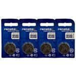 DEVICE OF URBAN INFOTECH Renata CR2450 Batteries - 3V Lithium Coin Cell Swiss Made CR 2450 Battery (CR2450, Pack of 4)