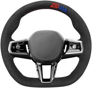 MEWANT America 250th Anniversary Special Edition Steering Wheel Cover for BMW M Sport 5 Series G60, 7 Series G70, i5 G60, i7 G70 (2023-2024) Hand-Stitched with Custom Embroidery