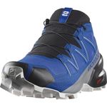 Salomon Men's Speedcross Trail Running Shoes for Men, Lapis Blue/Black/White, 9.5