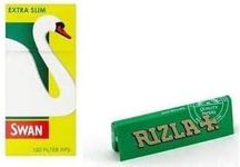 Rizla Green Rolling Papers and Swan