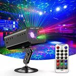 Party Lights Dj Disco Lights TONGK Strobe Stage Light Sound Activated Multiple Patterns Projector with Remote Control for Parties Bar Birthday Wedding Holiday Event Live Show Xmas Decorations Lights …