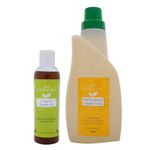 Horticultural Liquid Soap 750ml and Organic Neem Oil 200ml Combination - Natural Pest Control and Plant Hygiene for House and Garden