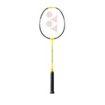 YONEX NANOFLARE 1000 Play Badminton Racquet|4U 5G|Lightning Yellow|Smash Speed|Medium Stiff|AERO Frame|Explosive Sonic Flare System|Head Light| Developed by Japan