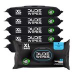 DUDE Wipes Flushable Wipes Dispenser (6 Packs, 48 Wipes Each), Unscented Wet Wipes with Vitamin-E & Aloe for at-Home Use, Septic and Sewer Safe