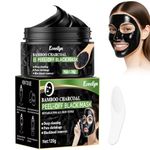Eveellyn Blackhead Remover Mask,Bamboo Charcoal Peel Off Face Masks, Deep Cleansing for Blackheads, for Men & Women (120ml)