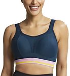 Panache 7341 Sports Non-Wired Sports Bra - 7341 Retro Navy