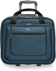 SOLO New York Rolling Laptop Bag, Lagoon, 17.3", Rolling Laptop Bag