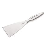 HAZEL Stainless Steel Pizza Cutter with Handle | Spatula with with Beveled Edge