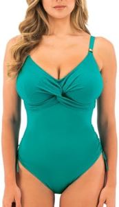 Fantasie Women's Ottawa Underwire Twist Front Swimsuit with Adjustable Leg, Bright Jade, 14G
