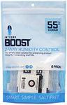 Integra Boost - 55% RH Level - 8 Gram Size - Two-Way Humidity Control Pack Incl. Replacement Indicator Cards - Food Storage & Herbs Preserver Moisture Balancer, Protects 1 OZ (Pack of 6)