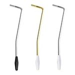 MEISH 3 Pieces Guitar Tremolo Arm Whammy Bar Thread Tremolo Arm Vibrato Arm with Tip Cap for Electric Guitar Holiday Party