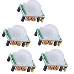 Hailege 5pcs HC-SR501 PIR Infrared Sensor Human Body Infrared Motion Module for Arduino Raspberry Pi