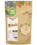 Wholefood Earth Organic Quinoa Flakes – 500g | GMO Free | Vegan | Source of Fibre | Certified Organic