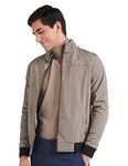 Amazon Brand - INKAST Men's Lightweight Polyester Jacket Grey(A) Medium