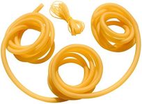 GM&BW 33FT/16FT Slingshot Bands--- Elastic Latex Tube(5X8,6X9,2X5,3X6,1.8X4.2mm etc.)with 700% Elongation--- Accessories for Making Professional Hunting Catapult or Slingshot for Competition