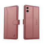 AIBEX ® CMF by Nothing Phone 1 5G Flip Cover Leather Finish | Inside TPU with Card Pockets | Wallet Stand | Complete Protection Flip Case Brown