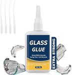 Glass Glue, Glass Repair Kit, Glass Glue Clear Repair Heavy Duty, 30g Waterproof Hit Resistant Super Strong Glass Adhesive for Glass Repair Mirrors Dishwasher Repair Kit, Dries Clear Fast Bonding