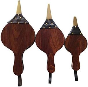 SEIWEI 1 ventilador de chimenea, chimenea de madera, soplador de aire manual, chimenea de madera, boquilla de fundición con cable colgante, para chimenea, parrilla de barbacoa, camping al aire libre