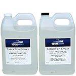 TotalBoat Table Top Epoxy Resin 2 Gallon Kit - Crystal Clear Coating and Casting Resin for Bar Tops, Table Tops, Wood, Concrete, Epoxy Art & Crafts