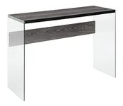 Convenience Concepts Soho Console Table, Weathered Gray