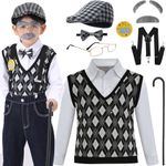 Z-Shop Old Man Costume for Boys 100