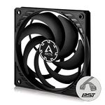 ARCTIC P12 Slim PWM PST - 120 mm Case Fan with PWM Sharing Technology (PST), Pressure-optimised, Quiet Motor, Computer, Extra Slim, 300-2100 RPM - Black - ACFAN00187A