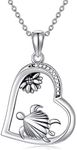 Sterling Silver Horseshoe Necklace for Women, 1 Carat Round-Cut Moissanite, Lucky Horse Gifts for Mother/ Wife/ Girlfriend Horseshoe Wedding Jewelry for Bride 18+2 inch, Stone, Cubic Zirconia