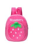 blue tree Cute Kids Backpack Toddler Bag Plush Animal Cartoon Mini Travel Bag for Baby Girl Boy 1-5 Years Pink Strawberry