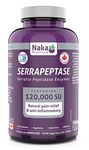 Naka Pro Herbs serrapeptase 120, 000 su, 150 Count (Pack of 1)