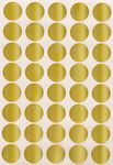 Royal Green Gold Sealing Sticker Round 3/4" inch - 19mm 1.9cm Holiday Envelope Seals - 600 Pack