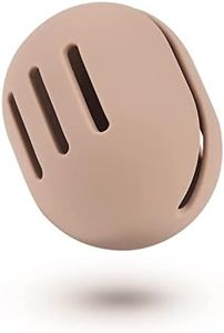 CORNERIA Custodia da Viaggio in Spugna per Trucco, Silcone lavabile Riutilizzabile Spugna di Trucco, Supporto per Frullatore Custodia per Spugna di Trucco (Cachi)