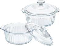 M MCIRCO 4-Piece Glass Casserole Ba