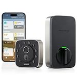 ULTRALOQ Bolt Fingerprint Smart Lock - Works with Apple HomeKit - Built-in WiFi Keyless Entry Door Lock - Voice Control with Siri, Alexa, Google - Biometric Smart Door Lock - Smart WiFi Deadbolt