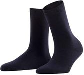 FALKE Women's Cozy Wool Socks, Dark Navy - 6375, Blue, S-M