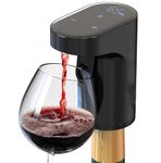 Auslese Wine Dispenser with Aerator, LED Display Adjustable Dispensing, Automatic Pouring Touch Sensor Rechargeable Liquor Whiskey Pump for Men Women Party Office Friends Birthday Gifts