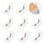 OOTSR Furniture Wall Anchors for Baby Proofing, Adhesive Anti-Tip Safety Metal Bracket for Fixing Bookcase Cabinet Dresser, Baby & Pet Protector