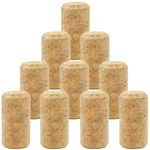 RUOJLING 10-pack Corks,Wine Corks,Bottle Corks,Wine Cork,Wine Bottle Corks,Use for a Variety of Wine Bottles and DIY Decorations, Length 38mm, Diameter 21mm