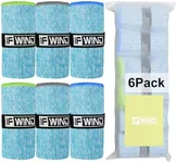 IFWIND 6 Pack Microfiber Gym Towels - Fast Drying Workout Accessories for Men & Women, Sports Exercise Fitness Gear, Tennis Towels for Body Hot Yoga