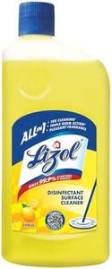 Lizol Disinfectant Surface & Floor Cleaner Liquid, Citrus - 1 Litre | Suitable for All Floor Cleaner Mops | Kills 99.9% Germs| India's #1 Floor Cleaner
