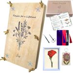 LeFigli Flower Press Kit- The Most Complete Flower Pressing Kit for Adults, Pressed Flowers, Flower Preservation Kit, Flower Press 11,6,6 inches. DIY Wedding Bouquet Preservation.