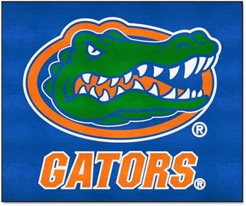 FANMATS 4155 Florida Gators Tailgater Rug - 5ft. x 6ft. Sports Fan Area Rug, Home Decor Rug and Tailgating Mat - Gator Head Primary Logo